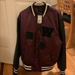 The weekend XO varsity jacket.